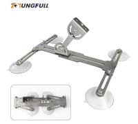 Supporto in acciaio inossidabile con ventosa per attuatore lineare telescopico staffa motore a ciclo alternativo piccolo supporto portatile