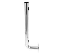 Supporto in Acciaio Inossidabile per Montaggio Esterno Antenna | Installazione Semplice, Finitura Argento Professionale, Stabile Sostegno per Sistemi di Sicurezza, Uso Outdoor