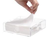 Supporto in acrilico - Clear Square Paper Towel Holder | Acrylic Paper Towel Storage | Bathroom Napkin Tray for Dining Table, Kitchen | Dinner Napkîn Holders | Bathroom Napkîn Tray and Tissue Dispense