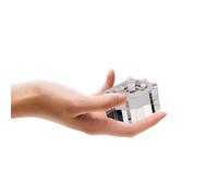 Supporto in acrilico con di,Supporto quadrato a di trasparente di tre dimensioni - quadrato in acrilico per espositore di, lente, globo, con tre dimensioni