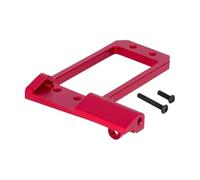 Supporto in alluminio Servo BTA con 4 collegamenti Adattatore compatibile con 1 10 veicoli per binari RC come Vanquish F10 per il seme fai -da -te 'asse portale inferiore del centro di gravità(Red)