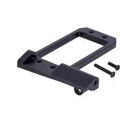 Supporto in alluminio Servo BTA con 4 collegamenti Adattatore compatibile con 1 10 veicoli per binari RC come Vanquish F10 per il seme fai -da -te 'asse portale inferiore del centro di gravità(Black)