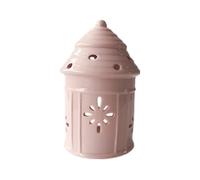 Supporto in ceramica con cavità, TORRE ROTONDA, TORRE TONDA G | Design resistente al calore e cavo per una combustione sicura dei lumini, decorazioni per la casa e il soggiorno