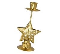 Supporto in ferro con albero di Natale scavato stella albero cuore modello festival tavolo centrotavola metallo candeliere stand vacanza metallo stand
