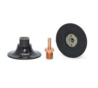 Supporto in gomma 70mm per dischi abrasivi fast-lock Fervi sff075/m14