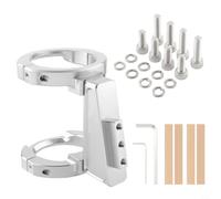 Supporto in Lega Alluminio per Bici Pieghevole per dahon Supporto | Lega alluminio aerospaziale, resistenza, ossidazione per zero, nel tempo(Silver)