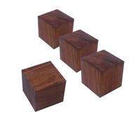 Supporto in legno Piede Pad Supporto in legno Supporto quadrato Lungo Service Pad Migliora il tuo ascolto Piccolo Rack per attrezzature