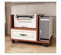 Supporto in Legno Supporto da Tavolo Mobile Host Supporto da Pavimento Supporto per Custodia Ruote in ghisa Supporto per Stampante Semplice sotto la scrivania, 4 Colori Supporto PE