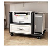 Supporto in Legno Supporto da Tavolo Mobile Host Supporto da Pavimento Supporto per Custodia Ruote in ghisa Supporto per Stampante Semplice sotto la scrivania, 4 Colori Supporto PE
