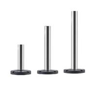 Supporto in metallo con dado per il collegamento del tubo di prolunga / supporto per il faro di segnalazione 30 cm