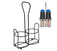 Supporto in metallo per macinapepe elettrico - Supporto in metallo per macinapepe, 6,69 x 3,27 x 14,17 pollici organizer da tavolo da pranzo stabile, lavabile in lavastoviglie, per amanti, amici