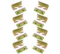 Supporto in metallo per travi da letto Connettore fisso in legno cerniere ispessite Gancio Codice angolo Mobili Accessori Hardware Connettori per schede