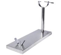 Supporto in Metallo Robusto per prosciutto, Facile da Usare, Regolazione dell'altezza, Base Antiscivolo, Ideale per Taglio preciso.