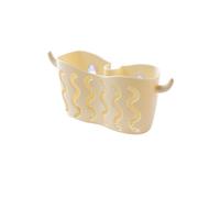 Supporto in plastica con scolapiatti, compatibile con spugne, spazzole e cucchiai per la pulizia (beige)