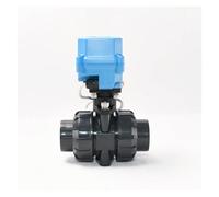 Supporto in plastica DN50 Presa Colla True Union Valvola a sfera motorizzata elettrica in PVC da 2 pollici con filo di feedback