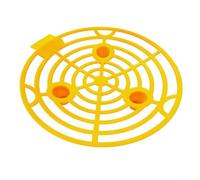 Supporto in plastica per melone, 16 pezzi, per zucca, anguria, zucca, piante da giardino, per evitare la putrefazione a contatto con il suolo, sistema di protezione della frutta (giallo)