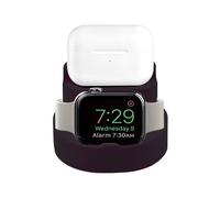 Supporto In Silicone 2 In 1 per Watch, per , per Airpods, Base di Ricarica per IWatch, Supporto per Auricolari Night Dock, A