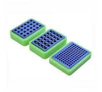 Supporto in silicone for ghiaccio, supporto modulare in schiuma for contenitore di ghiaccio in alluminio, rivestimento refrigerante for PCR da 0,2/1,5 ml(Silicone Small)