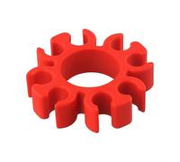 Supporto in silicone per bacchette Roland E-Drums, capacità 4 paia, archiviazione sicura per 5A/7A, compatibile con staffa da 38 mm (rosso)