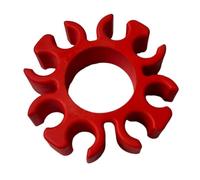 Supporto in silicone per bacchette Roland E-Drums, capacità 4 paia, contenitore verticale con morsetto di sicurezza, compatibile con staffe da 38 mm, nero