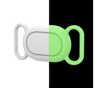 Supporto in silicone per collare per animali domestici compatibile con etichette Xiao Band garantisce un posizionamento stabile e una durata a lungo termine per animali domestici attivi (verde acceso)