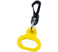 Supporto in silicone per il secondo stadio subacqueo con clip in plastica per fissare regolatori e orologi, rosa (giallo)