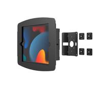 Supporto in vetro - COMPULOCKS - DC/POS - iPad 10,2 pollici - Installazione facile - Nero