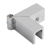 Supporto in vetro con finitura satinata, 8-12 mm, per bagno (cromato)
