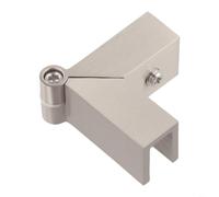 Supporto in vetro con finitura satinata, 8-12 mm, per bagno (nichel)