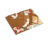 Supporto in vetro e protezione per piano di lavoro 40x30 cm Gru