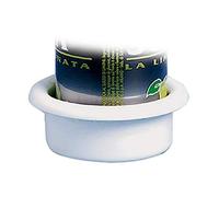 Supporto In Vetro Incassato Osculati, Bianco Ø 75 Mm