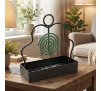Supporto Incenso Ferro Antiruggine Design Unico | Design per nuvola unico, estetica boho, vaschetta cenere staccabile, per facile, nessun disordine