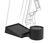Supporto inclinato con supporto dosatore compatibile con macinacaffè espresso Eureka Mignon Base inclinata durevole Accessori Parti di ricambio Kit monodose a bassa ritenzione