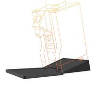 Supporto inclinato con vassoio compatibile con smerigliatrice Eureka Mignon Base inclinata durevole e vassoio antigoccia per macinino espresso accessori parti