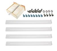 Supporto Inferiore Del Cassetto - Kit Di Riparazione Fondo Cassetto Da 0,39 Pollici, Riparazione Cucina Per Carichi Pesanti, Kit Di Sostituzione 'hardware A Sgancio Rapido Per Rinfor