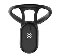 Supporto Intelligente Per La Schiena, Correttore Intelligente Portatile Della Postura Della Schiena Salute Smart Back Support Gobbo Intelligente Promemoria Corregge Per Le Donne Uomini ( Color : Black