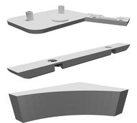 Supporto Interruttore Limite Z Inferiore per CNC Genmitsu 3018 Pro Stampa