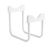 Supporto invertito con beccuccio in bottiglia, salvaspazio, in ferro alternato, per erogare acqua in botte senza filettatura per un semplice piano di lavoro (bianco)