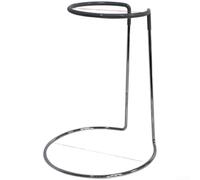 Supporto invertito per decanter per vino in acciaio inossidabile Supporto per aeratore per vino rosso Supporto in vetro grigio in metallo da cucina Bar Storage Organizer salvaspazio ripiano da banco