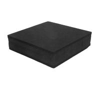 Supporto Isolante per Monitor e Subwoofer in Schiuma Nera per Studio | Assorbimento Sonoro, Riduce gli Echi, Isolamento Acustico, per Studi Professionali e Case, Colore Nero