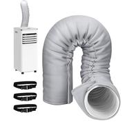 Supporto isolante per tubi AC - Manico isolante antipolvere per AC | Tubo flessibile AC portatile | Facile installazione con fibbia regolabile | Coperchio del tubo isolato