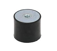 Supporto isolatore in gomma antivibrazione, piedini di montaggio for smorzatore di bobina con filettatura femmina M6 M8(M8 30x20mm)
