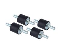 Supporto Isolatore in Gomma, Supporti Isolanti Dalle Vibrazioni Pompa del Compressore D'aria Supporto in Gomma Antivibrante Ammortizzatore M6 20 * 20 Supporti Motore in Gomma