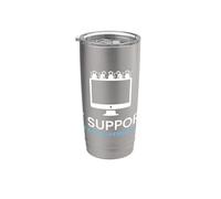 Supporto IT per un amministratore di sistema zoo per cinque persone Bicchiere termico in acciaio inox doppia parete
