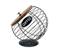Supporto kcup per controsoffitto, porta baccelli,Cesti per pod presso la stazione di caffè | Supporto di stoccaggio in metallo, rack per organizzazione cucina, decorazione per ufficio, ciotola di