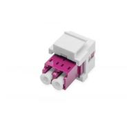 Supporto keystone per adattatore LC (con adattatore LC/LC duplex, multimodale OM
