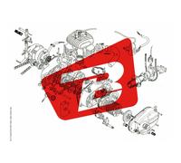 Supporto KOSO per rx1n, rx2n, Xr-Srn be0110011 per Moto Ricambi Ciclomotore