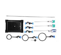 SUPPORTO LABORATORIO STAFFA DI SUPPORTO BRACCIO MORSETTO PIATTAFORMA SET PER ESPERIMENTI DI FISICA CHIMICA SCUOLA FABBRICA OSPEDALE FERRO GOMMA 2000G