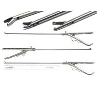 Supporto laparoscopico 5 mm Ndl dritto, curvo, set di denti 3 ISO CERTO....
