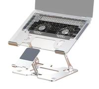 Supporto Laptop con Portacellulare Supporto Regolabile a 5 Altezze con